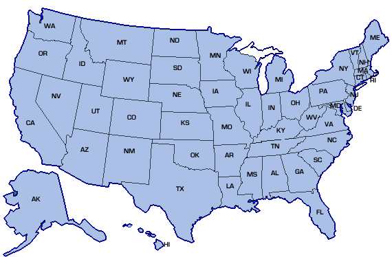 blue map